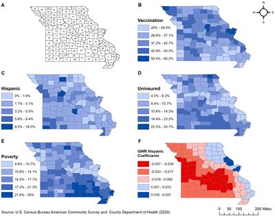 Geographic disparities and predictors of COVID-19 vaccination in Missouri: a retrospective ecological study
